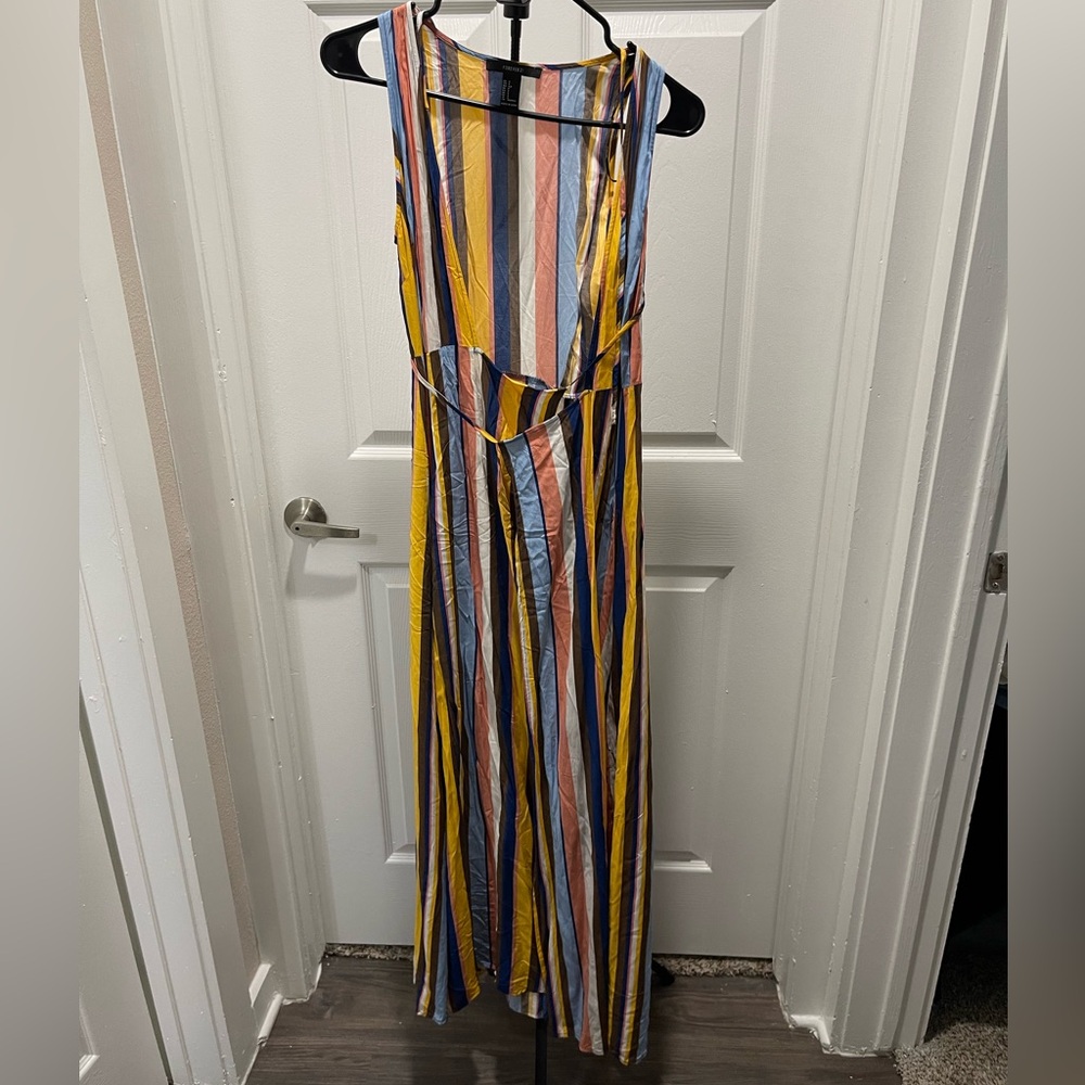 🛑 Forever 21 Colorful Striped Jumpsuit - Picture 3 of 5